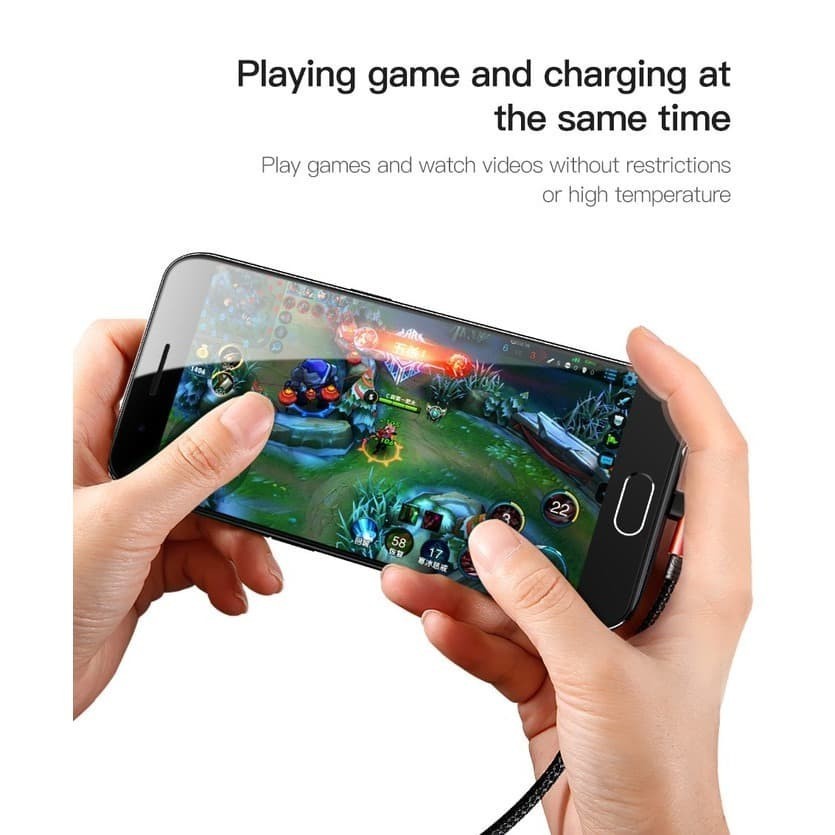 Kabel Data Charger Game L 100 cm Micro USB Android Kabel Gaming L Shape