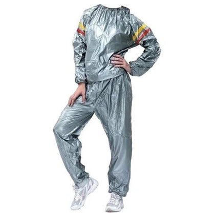 Baju Sauna Suit Satu Set Size XL XXL Pelangsing Jogging Olahraga Baju Sauna Sauna Suit