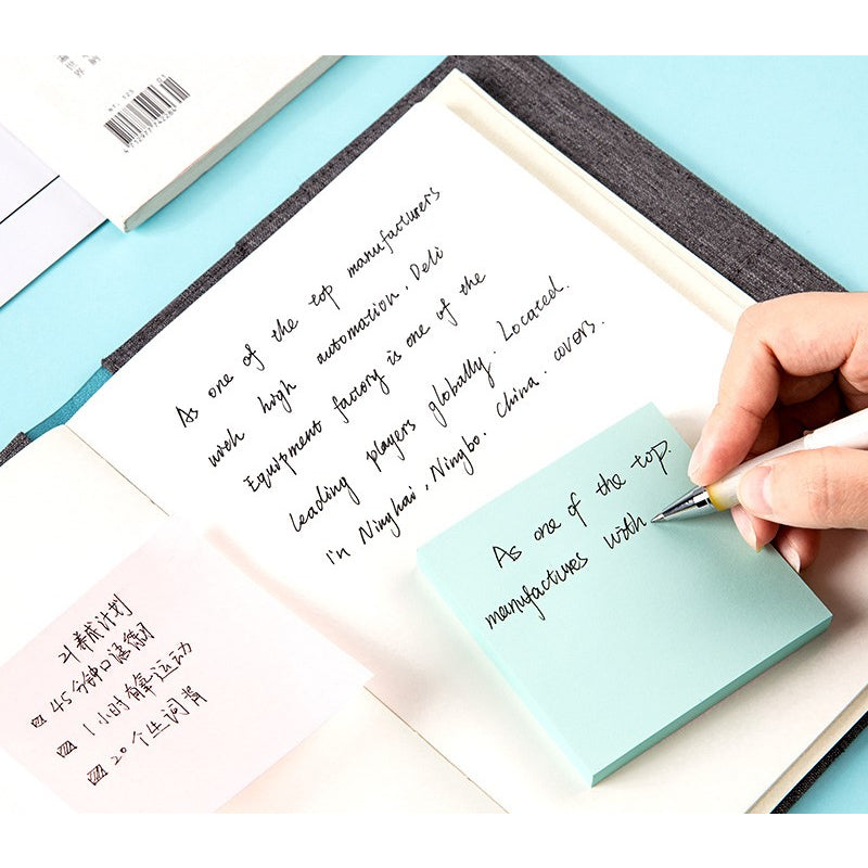 Sticky Notes Polos 76x76MM 100lembar Kertas Catatan Kecil Mini Note Stick Paper Pembatas Halaman Pengingat Tugas Pekerjaan Job Reminder Memo Pesan Tempel Komputer Meja Kerja Telepon Halaman Buku Warna Macaron Pastel Soft Colour