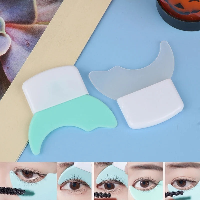 Alat Bantu Aplikator 3in1 Eyeliner Eyeshadow Maskara / Alat Bantu Pelindung Busur Pola Kelopak Mata Makeup Riasan Bulu Gagang Pendek Bahan Silicone Lembut Halus Elastis Cosmetic Applicator Simestris Mofan Acc Mofana Mofanaccessories Aksesoris Accesories