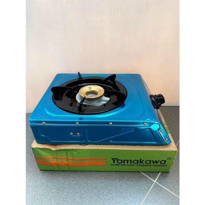 Kompor Gas Yamakawa 1 Tungku SNI YK-101 / Single Bruner Automatic Gas Stove / Alat Masak Tekanan Rendah Otomatis Bahan Stainless Alloy Anti Karat Super Kokoh Multifungsi / Peralatan Dapur Perlengkapan Rumah Tangga Hadiah Kado Pernikahan Hotpot Grill Shabu