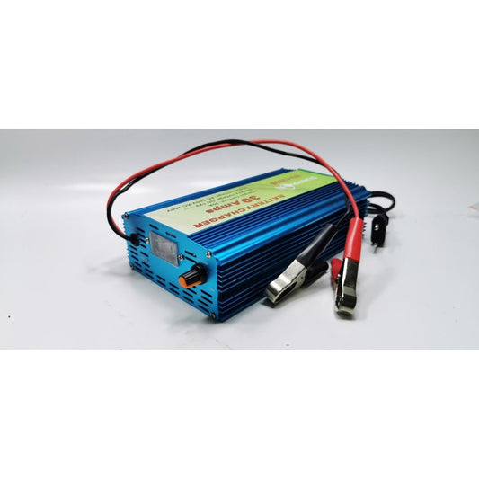 Charger Battery Aki 30A Sunpro SU-1230B / Casan Charger Aki Motor Mobil DC 12V 30 AMPS