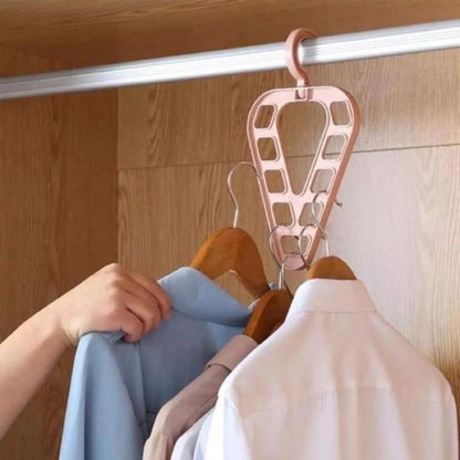 Hanger Love 9IN1 / Gantungan Baju Ajaib 9 Lubang / Magic Hanger Lemari Gantungan Serbaguna