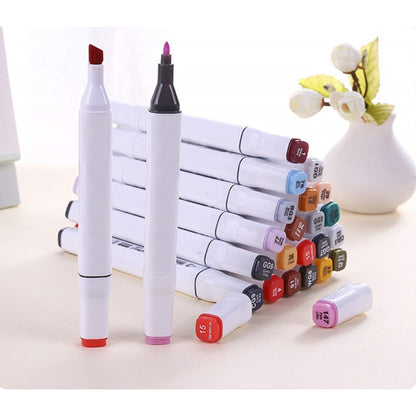 1 PACK Spidol Highlighter Marker Pen (isi 12 Warna) / 2in1 Stabilo Pena Papan Tulis Penanda Novel Buku Belajar Kalimat Penting 2 sisi Ujung Ganda 1Set HighLight Water Colour Ink Gel Merah Kuning Hijau Biru Pink