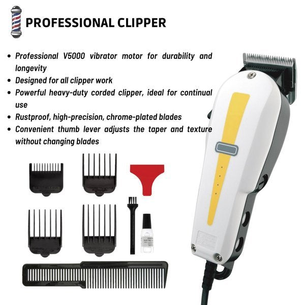 Alat Cukur Rambut Elektrik Mesin Cukuran Pemangkas Pemotong Rambut Jenggot Portable Profesional Hair Clipper Set