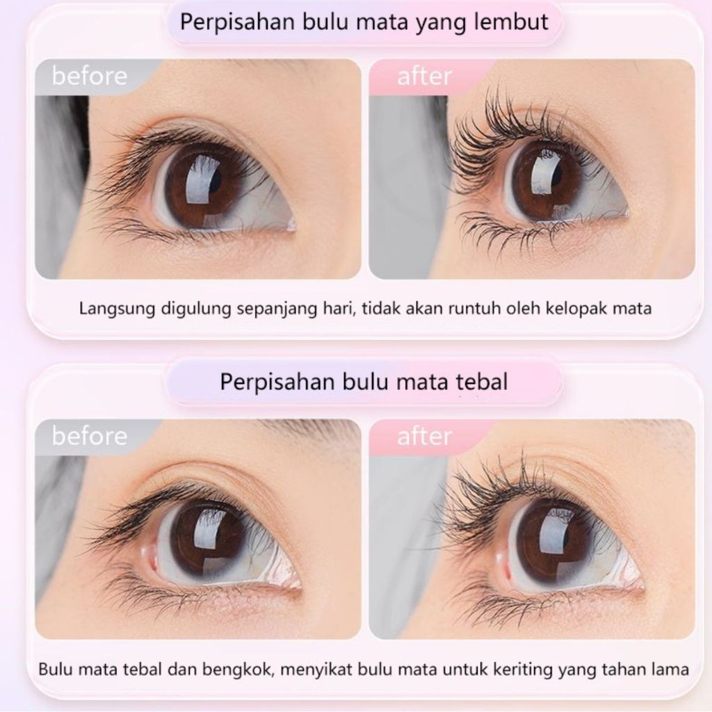 Penjepit Bulu Mata Elektrik USB Portable / Electric Eyelash Curler Long-lasting Hold / Alat Bantu Pelentik Bulumata Sisi Karet Rechargeable / Aplikator Pengeriting Eyelash Awet Tahan Lama Panjang Tambah Volume Aksesoris Kecantikan Alat Makeup