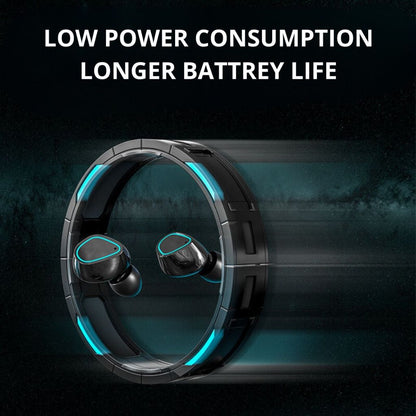 Earphone Bluetooth TWS M30Pro With Powerbank And Flashlight Charging Case / Wireless Headset Bass Stereo In-Ear Handsfree Earbuds LED Display Microphone Running Olahraga Sepeda Hiking Fitness Tombol Play Plause Call Volume Next M30 Pro