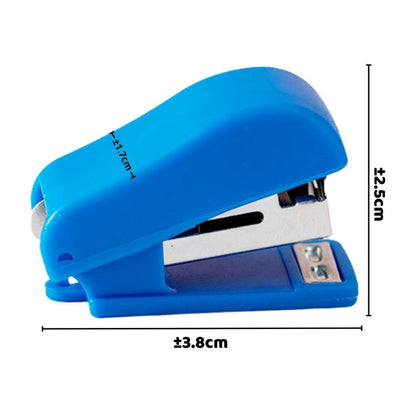 Stapler Mini Free Refill - Steples Cekrekan Penjilid Buku Kertas Bungkus Makanan Dengan Isi Serbaguna / Staples Keychain Hiasan Gantungan Kunci Tas Warna-warni / Perlengkapan Alat Tulis Sekolah Kantor Unik Lucu Untuk Souvenir Pernikahan Multifungsi