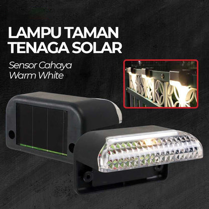 Lampu Tenaga Surya Matahari Model Siku Waterproof / Sensor Otomatis LED Light Outdoor Lamp Hiasan Sudut Jalan Tangga Atap Teras Rumah Pagar Taman Luar Ruangan Panel Solar Cell / Alat Penerang Portable Tanpa Listrik Super Terang Anti Air Hemat Multifungsi