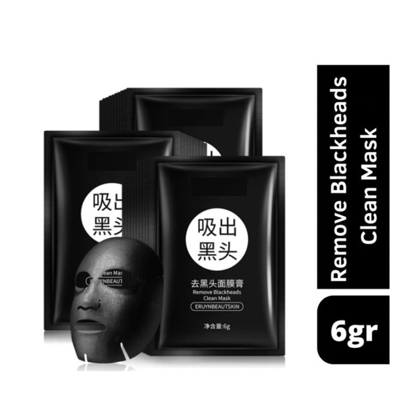 Masker Komedo Sachet 6gr Peel Off Mask / Masker Lumpur Facial Pengangkat Komedo Kulit mati Black Head / Remove Blackhead Activated Charcoal 6Gram / Masker Perawatan Wajah Pelembab Kulit Muka Penghilang Kulit Kasar Titik Gelap Anti Jerawat