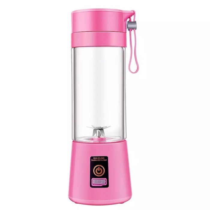 Juice Blender Portable Mini / Juicer Cup 6Mata Pisau Rechargeable / Alat Pembuat Minuman Jus Buah Sayur Elektrik tanpa Colok Listrik / Travel Bottle Size