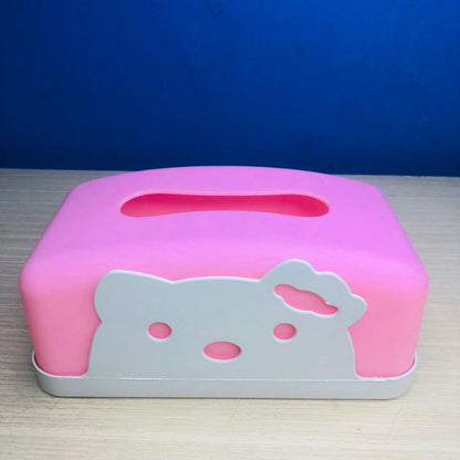 Tempat Tisu Karakter Lucu / Tissue Box Wadah Penyimpana Kertas Selampe Untuk Ruang Tamu Dapur Kamar Mandi Toilet Mobil Anti Patah / Kotak Tissu Praktis Perlengkapan Rumah Tangga Minimalis Multifungsi