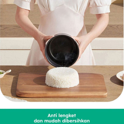 Magic Com 1.2L Omicko / Rice Cooker Mesin Penanak Nasi Rebus Kukus Ukuran 1.2 Liter Anti Lengket Multifungsi