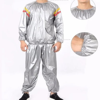 Baju Sauna Suit Satu Set Size XL XXL Pelangsing Jogging Olahraga Baju Sauna Sauna Suit