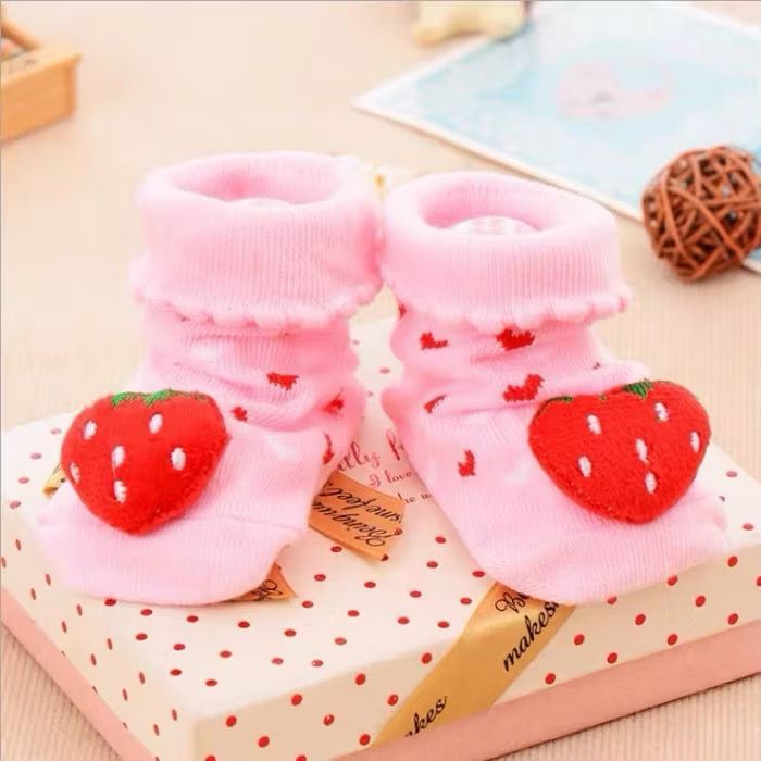 Kaos Kaki Anak 3D Pendek karakter Lucu / Baby Socks Kids Cute Alas Sepatu Bayi Bahan Lembut Nyaman Anti Slip Motif Hewan