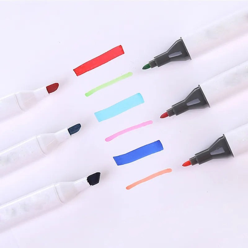 1 PACK Spidol Highlighter Marker Pen (isi 12 Warna) / 2in1 Stabilo Pena Papan Tulis Penanda Novel Buku Belajar Kalimat Penting 2 sisi Ujung Ganda 1Set HighLight Water Colour Ink Gel Merah Kuning Hijau Biru Pink