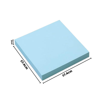 Sticky Notes Polos 76x76MM 100lembar Kertas Catatan Kecil Mini Note Stick Paper Pembatas Halaman Pengingat Tugas Pekerjaan Job Reminder Memo Pesan Tempel Komputer Meja Kerja Telepon Halaman Buku Warna Macaron Pastel Soft Colour