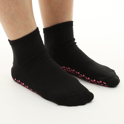 Kaos Kaki Terapi Magnetic Kesehatan Pemanas Tourmaline Foot Theraphy Pelancar Peredaran Darah Sirkulasi Pijat / Penghangat Telapak Kaki saat Musim Dingin Alas Karet Anti Slip