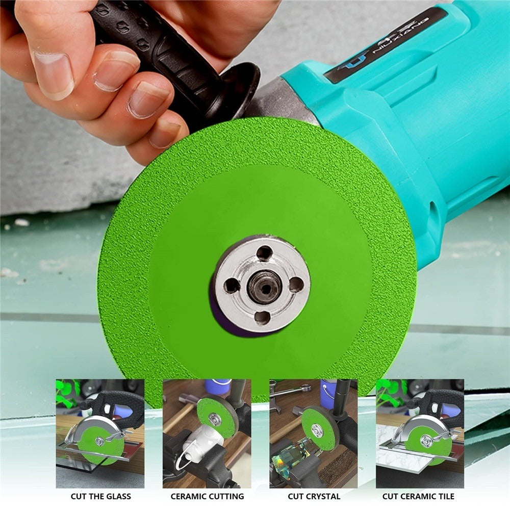 Mata Gerinda Pemotong Kaca Keramik Garnit Marmer Batu Akik Bevel Ubin Ketebalan 1mm Ultra Tipis Roda Cakram / Penghalus Pinggiran Pengasah Penajam Pisau Gergaji / Glass Cutting Grinding Disc Diamond Blade Presisi Circular Saw Alat Potong Baja Anti Karat