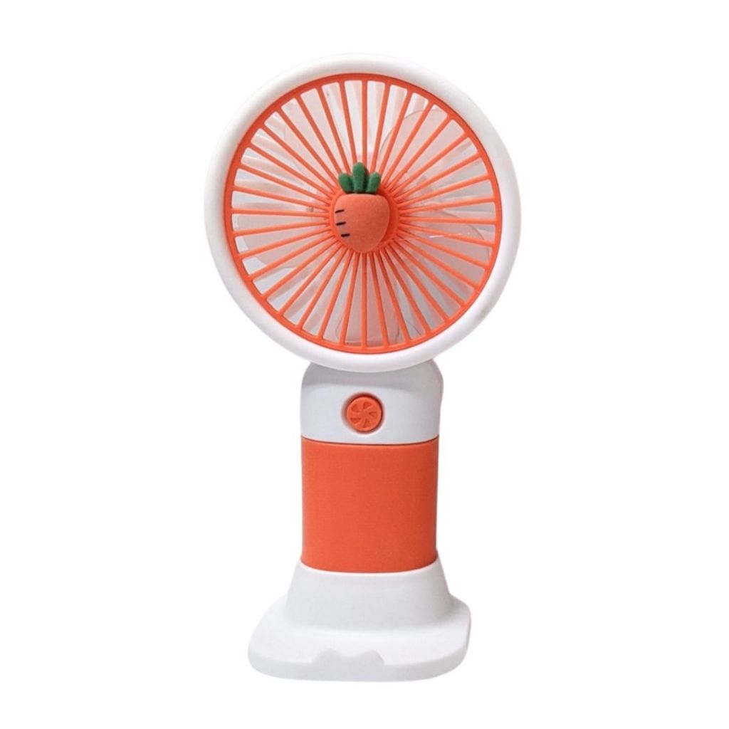 Kipas Angin Genggam Tangan Motif Bunga 2in1 + Holder Penyangga HP / Handy Mini Fan Portable Rechargeable Elektrik Karakter Lucu Travel Size Travelling Outdoor Konser Piknik Pantai Jogging CFD Jalan Luar Ruangan Make Up Skincare Kamar Emergency Multifungsi