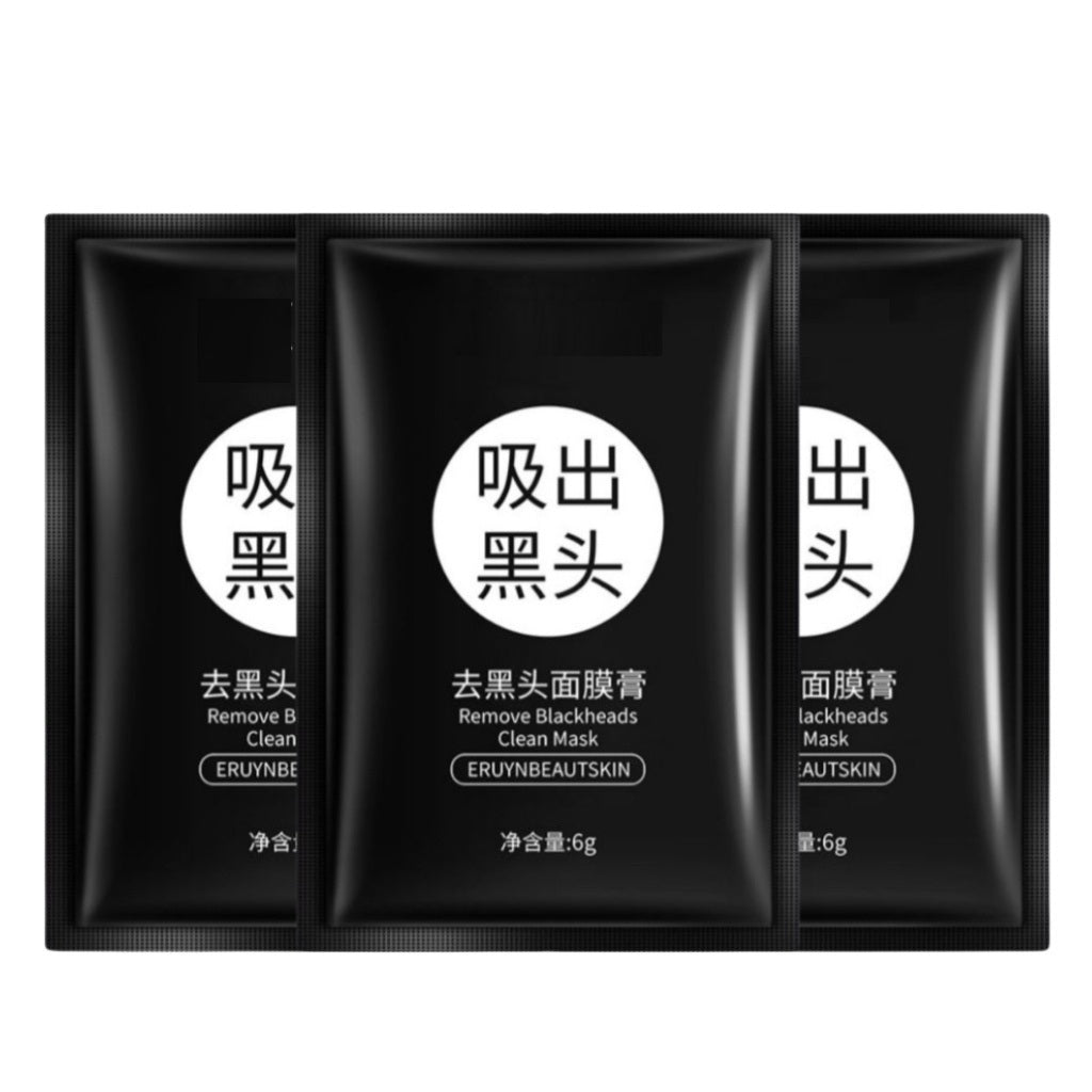 Masker Komedo Sachet 6gr Peel Off Mask / Masker Lumpur Facial Pengangkat Komedo Kulit mati Black Head / Remove Blackhead Activated Charcoal 6Gram / Masker Perawatan Wajah Pelembab Kulit Muka Penghilang Kulit Kasar Titik Gelap Anti Jerawat