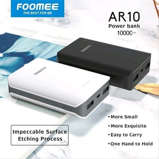 Powerbank FOOMEE AR10 Mini 10000 mAh Power Bank Fast Charging 2A