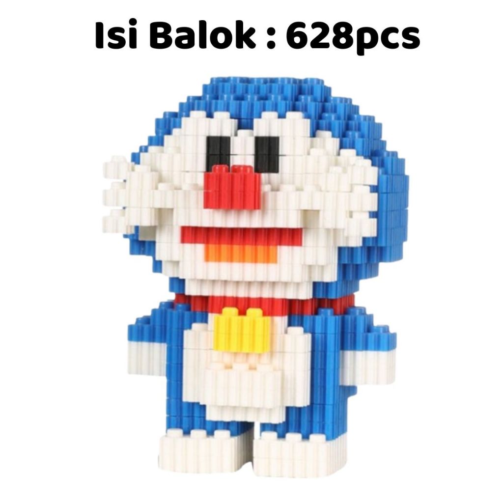 Lego Brick DIY 3D Karakter Kartun / Mainan Balok Susun Mini Motif Lucu / Mainan Edukasi Anak Melatih Ketangkasan Dan Kreativitas Anak / Nano Block Building Puzzle Hadiah Ulang Tahun Kado Goody bag Anak Sahabat Teman Pacar Koleksi Pajangan Hiasan Rumah