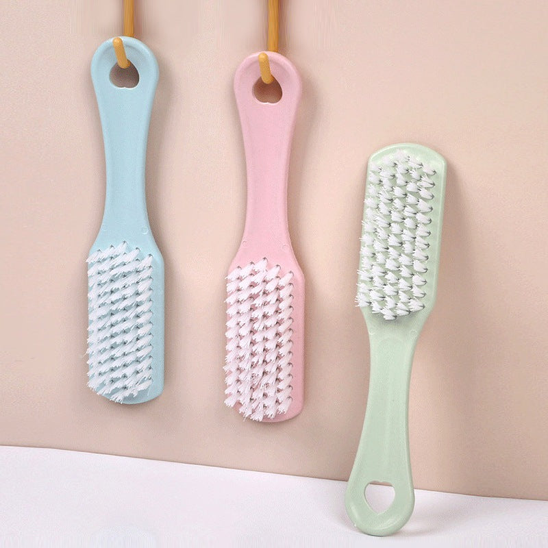 Sikat Gagang Serbaguna / Alat Gosok Pembersih Sepatu Baju Pakaian Lantai Dinding Kamar Mandi Toilet Dapur Wastafel / Bathroom Brush With Handle / Sikat Bulu Tebal Pengangkat Kotoran Anti Noda Multifungsi