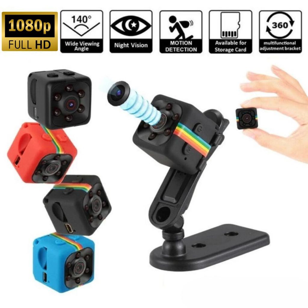 Spy Camera Mini DVR SQ11 / Kamera Action Video Recorder Sport SQ-11 Full HD 1080P 12MP Night Vision Murah