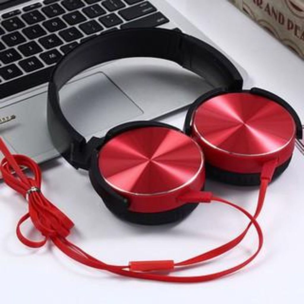 Headphone MDR-XB450  / Headset Bando XB450 / Earphone Kabel Music Gaming Extra Bass Premium