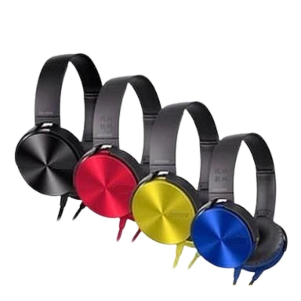Headphone MDR-XB450  / Headset Bando XB450 / Earphone Kabel Music Gaming Extra Bass Premium