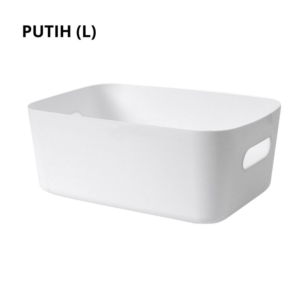 Kotak Penyimpanan Serbaguna | Storage Box | Container Makanan Keranjang Plastik Tempat Kosmetik Bumbu Snack Multifungsi