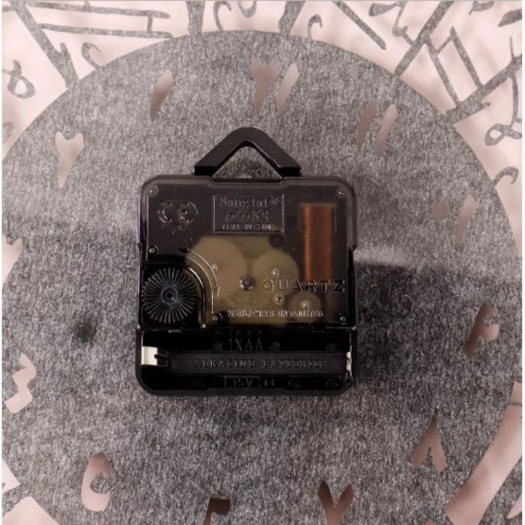 Jam Dinding Islamic Kaligrafi Arab / Wall Clock Akrilik Hiasan Dekorasi Ruang Tamu Musholla Estetik Berkualitas