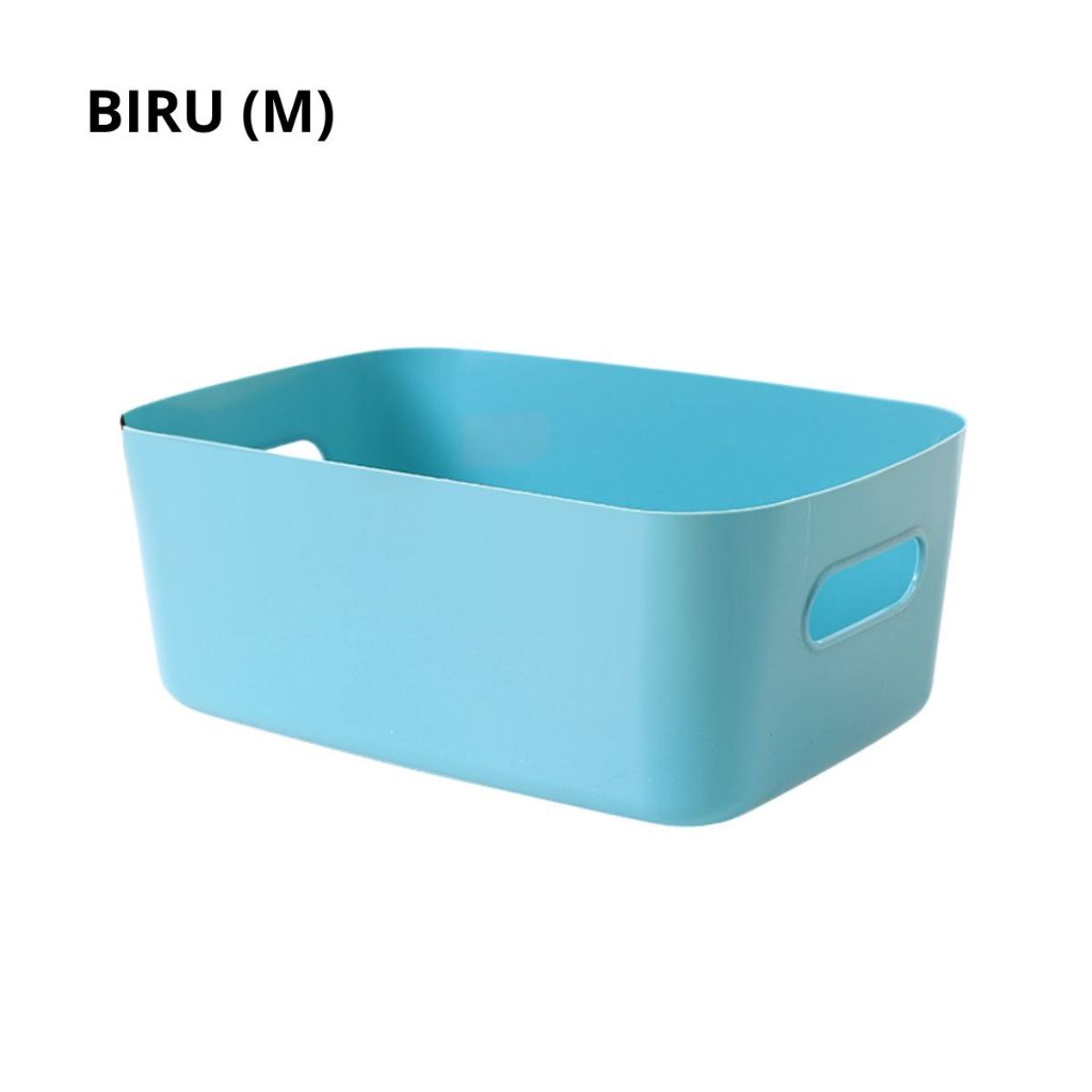 Kotak Penyimpanan Serbaguna | Storage Box | Container Makanan Keranjang Plastik Tempat Kosmetik Bumbu Snack Multifungsi