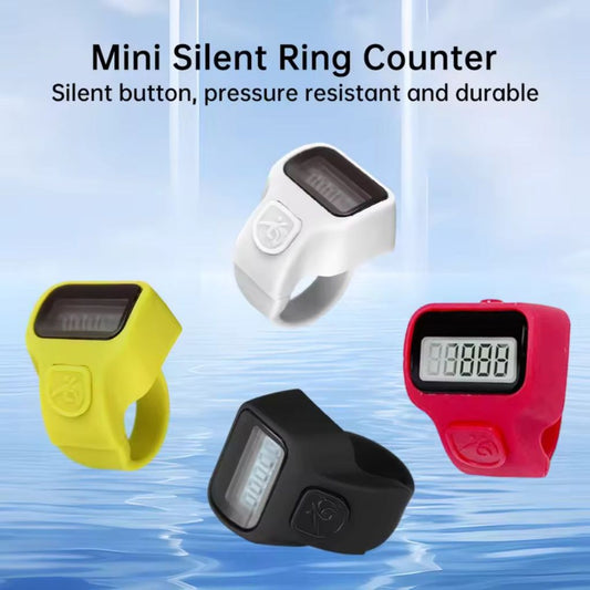 Cincin Tasbih Digital LED / Finger Counter Ring Mini / Penghitung Dzikir Portable Tally Modern Elegan