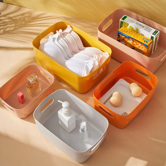 Kotak Penyimpanan Serbaguna | Storage Box | Container Makanan Keranjang Plastik Tempat Kosmetik Bumbu Snack Multifungsi
