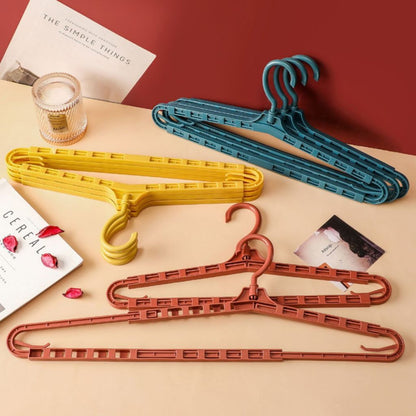 Gantungan Baju Tarik / Magic Hanger Plastik / Cantolan Gantung Jemuran Pakaian Celana Handuk Serbaguna