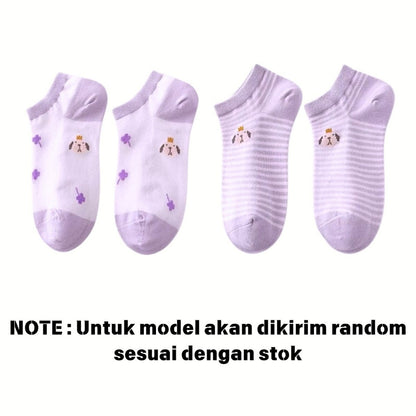 Kaos Kaki Anak Pendek Motif Karakter Baby Socks Kids Cute / Alas Sepatu Bayi Bahan Lembut Nyaman Anti Slip Termurah