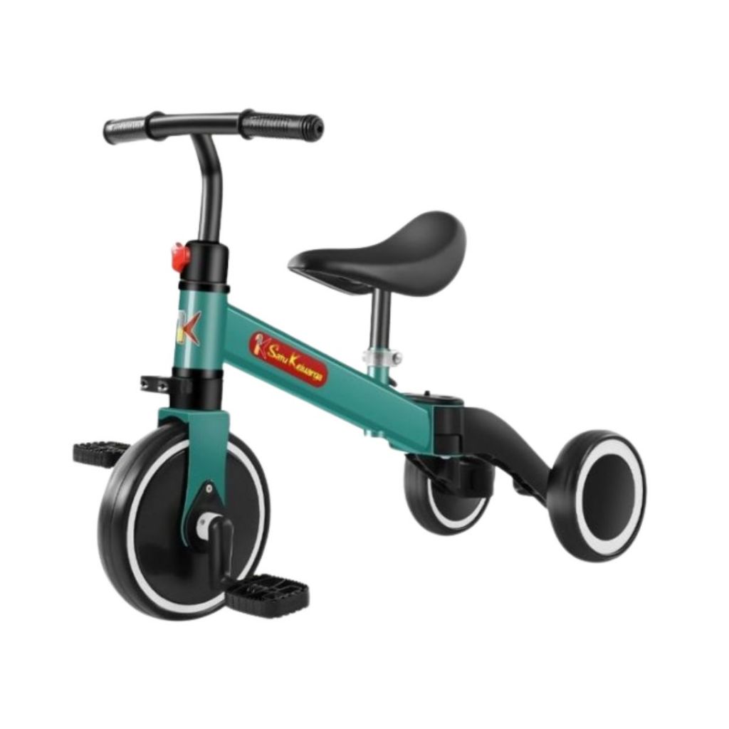 Mainan Sepeda Anak M97 3 Roda 2in1 Balance Bike Ride On Push Bike / Sepeda Keseimbangan Anak Perempuan Laki-Laki Outdoor Berkualitas