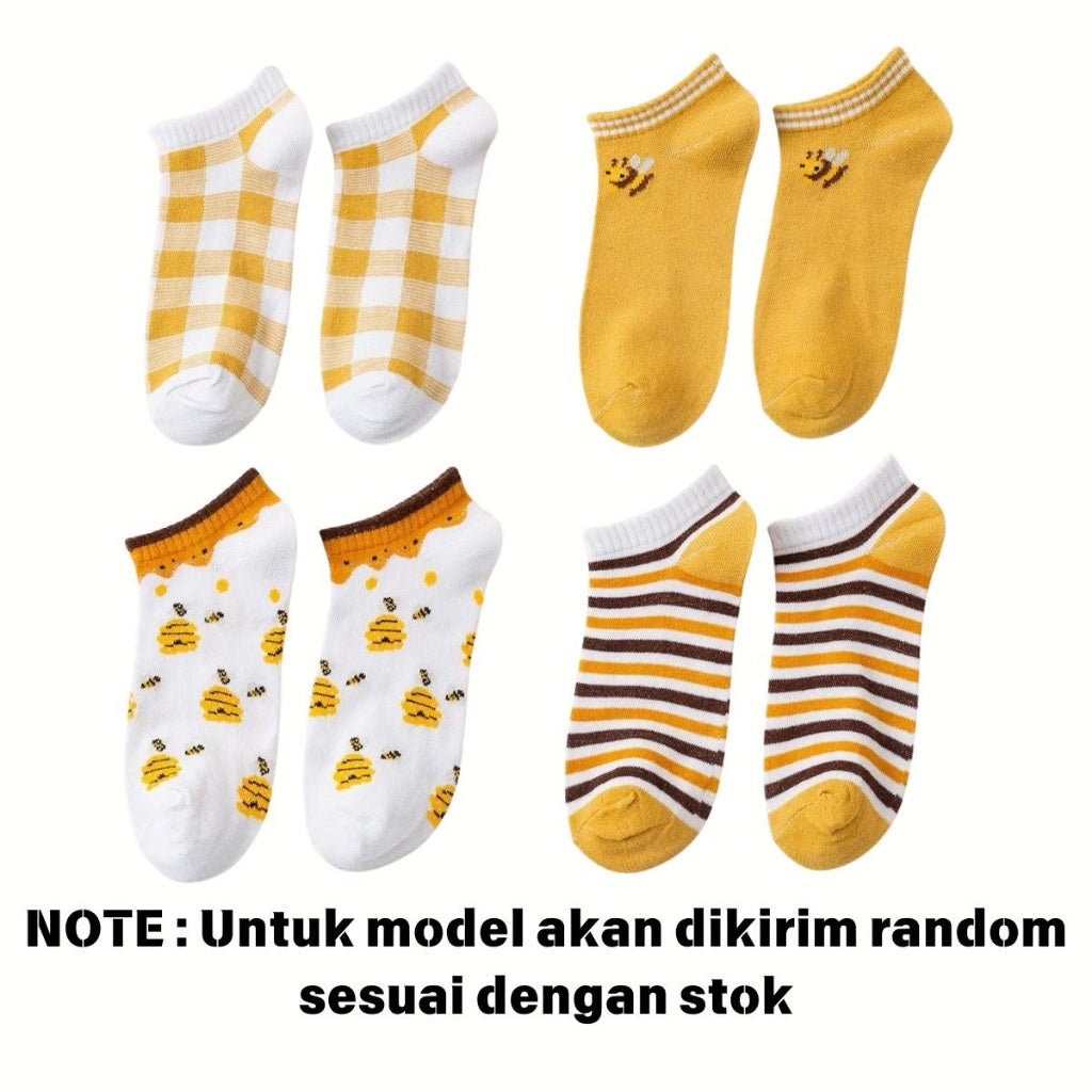 Kaos Kaki Anak Pendek Motif Karakter Baby Socks Kids Cute / Alas Sepatu Bayi Bahan Lembut Nyaman Anti Slip Termurah