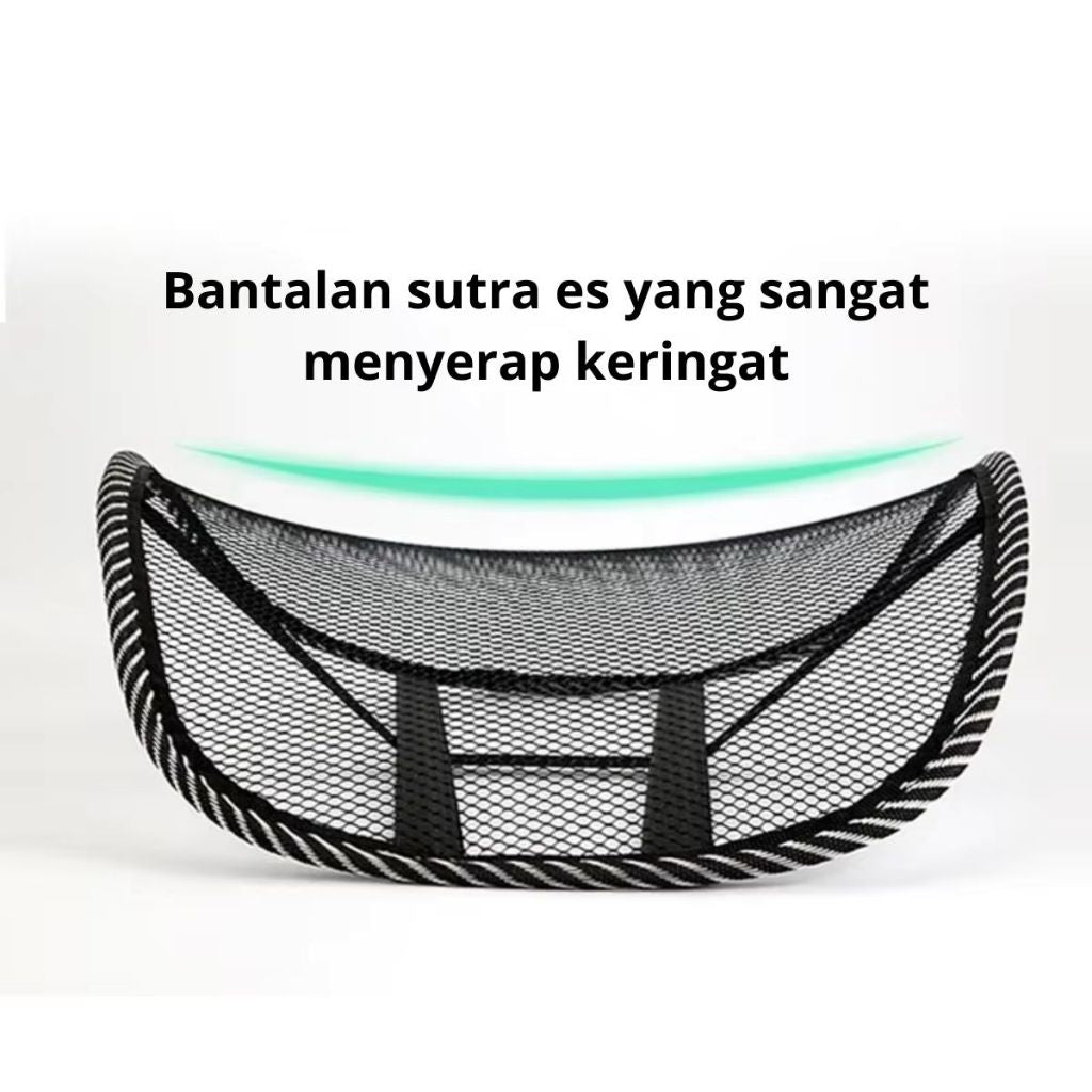 Sandaran Punggung Jok Kursi Mobil / Seat Cushion Car Mesh Back Support / Penyangga Pinggang Serbaguna