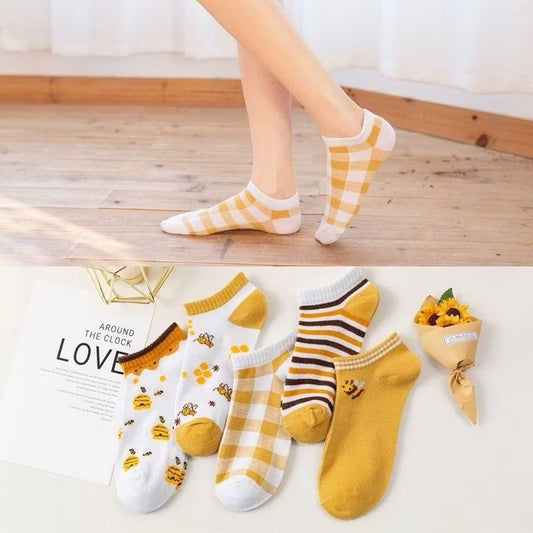 Kaos Kaki Anak Pendek Motif Karakter Baby Socks Kids Cute / Alas Sepatu Bayi Bahan Lembut Nyaman Anti Slip Termurah