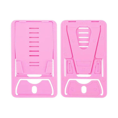 Stand Card Phone Holder Dudukan HP Lipat Universal Standing Docking Model Kartu Foldable / Alat Sandaran Penyangga Handphone Smartphone Portable Kokoh Multifungsi
