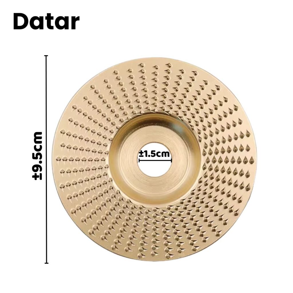 Mata gerinda serut kayu wood shaping 100mm 4 inch Mata Gerinda Listrik Parut Amplas Kikir Tungseng Gurinda Mesin Pembentuk Sudut Penggiling Roda Gerinda