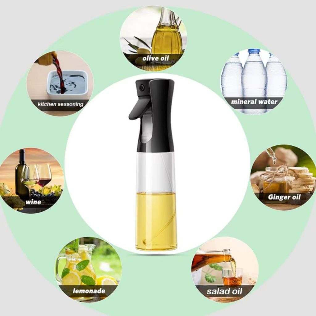 Botol Spray Kaca 220ML Oil Sprayer Bottle 220 ml Semportan Minyak Dapur Kecap Serbaguna