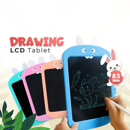 LCD Drawing Writing Tablet Papan Tulis Anak Belajar Menggambar Menulis Berhitung Karakter Hewan Lucu