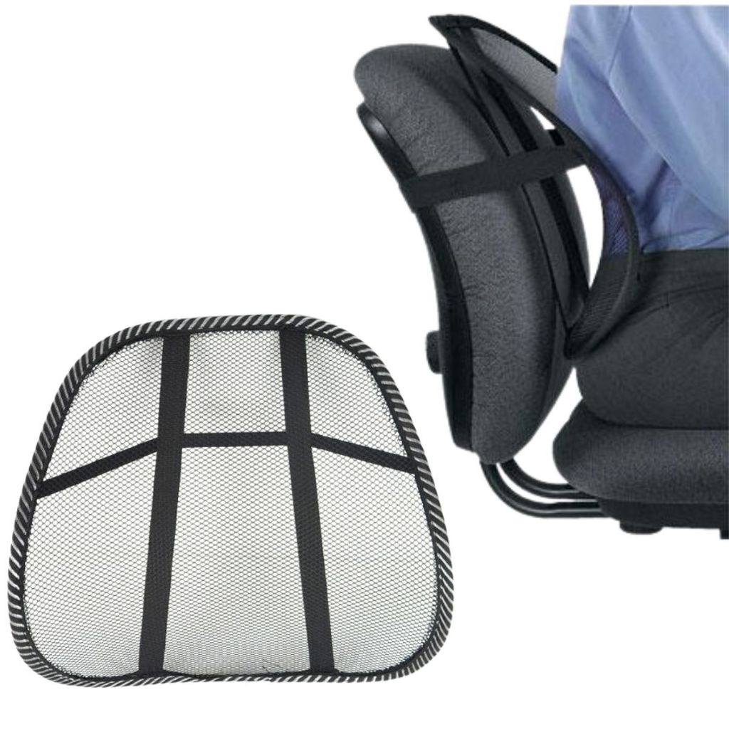 Sandaran Punggung Jok Kursi Mobil / Seat Cushion Car Mesh Back Support / Penyangga Pinggang Serbaguna