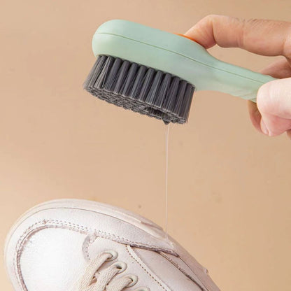 Sikat Sepatu Multifungsi Dengan Tempat Sabun / Shoes Brush Otomatis 2in1 / Pembersih Sendal Baju