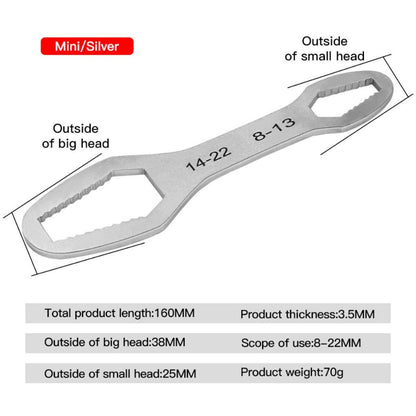 Kunci Ring Universal Double Head Wrench Adjustable Size 14mm-22mm