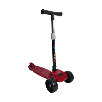 Mainan Scooter Anak Karakter M252 Roda Nyala / Otoped Kickboard LED Gravity / Skuter Lipat Roda 3 Outdoor Indoor